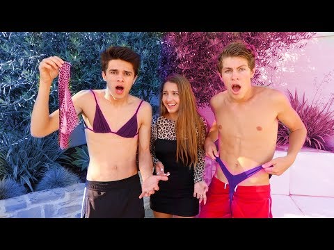 GUYS USE GIRLS PRODUCTS FOR A WHOLE DAY! | Brent Rivera