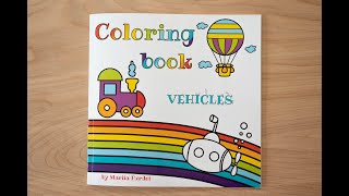 Coloring book Vehicles