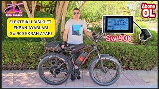 Sw 900 Elektri̇kli̇ Bi̇si̇klet Lcd Ekran Ayarlari,Parametre Ayarlari Ve Tüm Özelli̇kleri̇