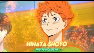 Haikyu - Hinata 4K Twixtor Clips For Editing