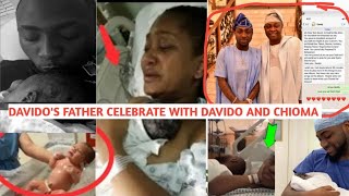 Davidos Father Mr Adeleke Just Congratulate Davido And Chioma On Their New Born Baby Boy