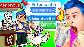 This Roblox Game Gives Chipotle Burritos For Free