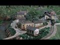 z scale model train layout
