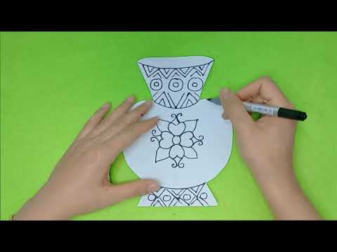 Tạo dáng đồ vật và trang trí || Tạo dáng cái bát - bình hoa - ấm trà @Thảo Trần Handmade