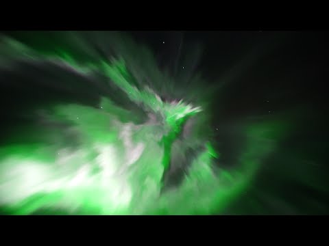 northern lights superstorm, real time video