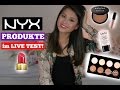 NYX PRODUKTE im LIVE TEST! + VERLOSUNG! | by Nhitastic