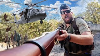 Airsoft ZOMBIE Helicopter Drops...