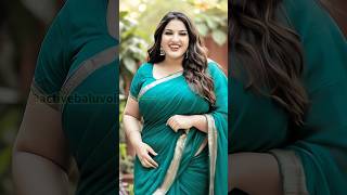 4K Ai Indian Saree Lookbook Model Plus Size Curvy Model - 63