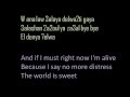 El Donia Helwa arabic/english lyrics by Nancy Ajram
