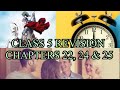OSSAE CLASS 5 REVISION 22, 24 & 25