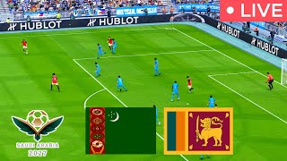Live Turkmenistan Vs Sri Lanka Asia Cup Qualified Pes 21 Game Video
