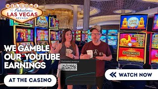 We Gambled Our Youtube Money In Las Vegas Venetian Casino Slot Play Bonus, Bust Or Double Up?