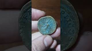Ancient And Modern Italy 1923 Nickel 1 Lira & Severus Alexander Br Sestertius Rome, Ad 223