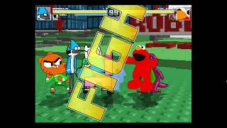 Mugen Fight - Team Cartoon Network Vs. Team Pbs Kids