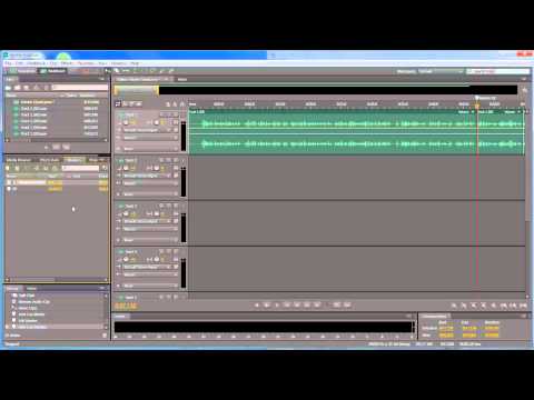 Adobe Audition CS6 - Adding Markers as Placeholder inside your project