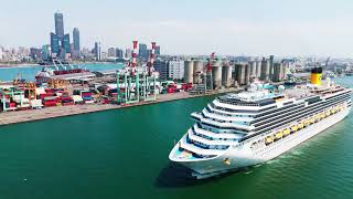 Costa Serena calling at Port of Kaohsiung (2024)