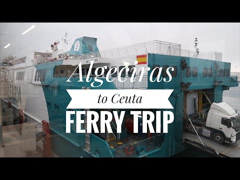 Algeciras to Ceuta ferry trip on the HSC Avemar Dos