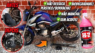Testei O Desengraxante H7 Na Sujeira Pesada Da Moto