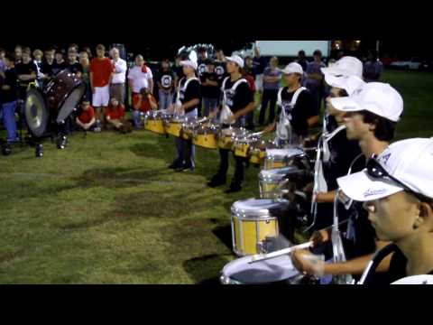 Muscle Shoals Drumline Warmup: Throws and Grabs (accent-tap)