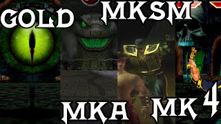 Mortal Kombat Reptiles Lair Through The Years Mk4 To Mk Armageddon