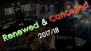 Renewed & Cancelled TV Series: 2017/18