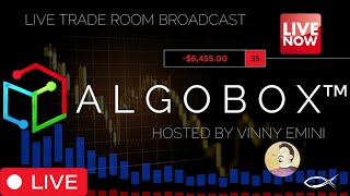 Live Futures Trading W Vinny Mentorship Monday - Algo Trading Software