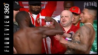 BUD SWINGS! JOSE DIPS! CRAWFORD VS BENAVIDEZ WEIGH IN RESULTS! FIGHT STILL ON! THE BLOOD IS BAD!