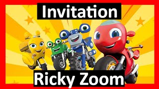 Create Ricky Zoom Invitation With Your Photo Digital Whatsapp