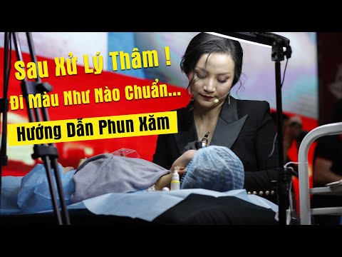 Cách Đi Màu Sau Khi Xử Lý Thâm | Hướng Dẫn Phun Môi