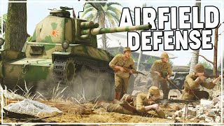 Japanese Final Stand Defense At Peleliu Airfield Mowas 2 Rising Sun Mod Defense Mission