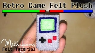 Diy Game Boy Plush Mellybeans Collab Felt Tutorial