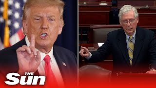 Mitch Mcconnell Votes Not To Impeach Trump But Slams Former President Over Capitol Riots