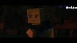 Anıl Piyancı & Burak Şahin Herobrain Minecraft Animasyonu Altyazılı Burak Oyunda