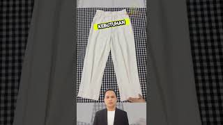 Tips And Tricks To Shrink The Ends Of Oversized Kulot Pants
