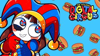 Funny Animation With Digital Circus Pomni Ate Fast Food And Got Fat