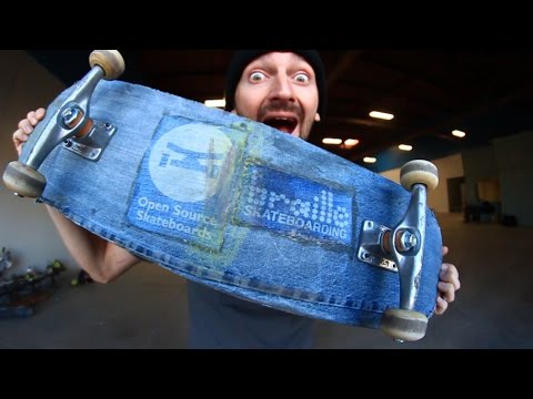 A SKATEBOARD MADE OF A DENIM! | YOU MAKE IT WE SKATE IT EP 70