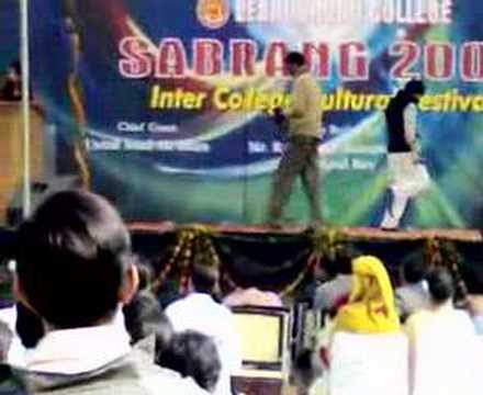 saranshs solo dance performance..view 2