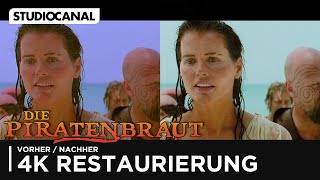 Die Piratenbraut 4K Restaurierung Vorher Nachher Bildvergleich