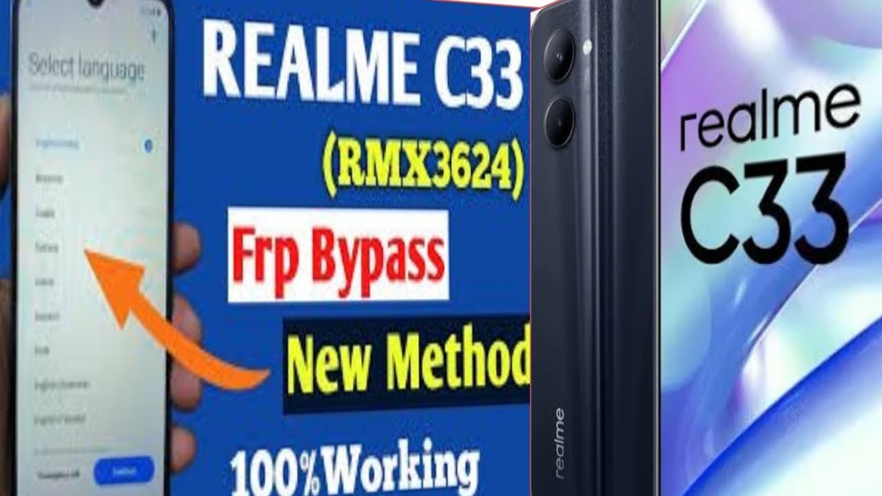 Realme c33 frp unlock tool//one click frp done Realme c33 frp unlock tool//one click frp done