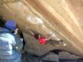 Andrew Oliver sending Power of Landjager, Hueco Tanks