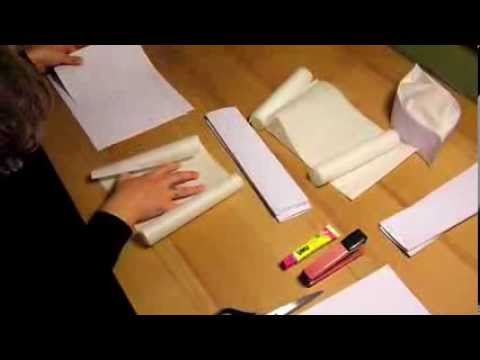 Kochmütze oder Bäckermütze basteln - YouTube