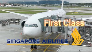 Singapore Airlines First Cl Full Review Private Room & Michelin-Level Meals Sq346