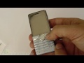 Foto pequena Sony Ericsson S312 unboxing video