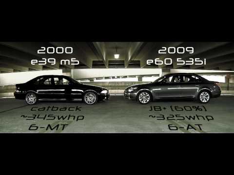 BMW E39 M5 vs BMW E60 535i JB 