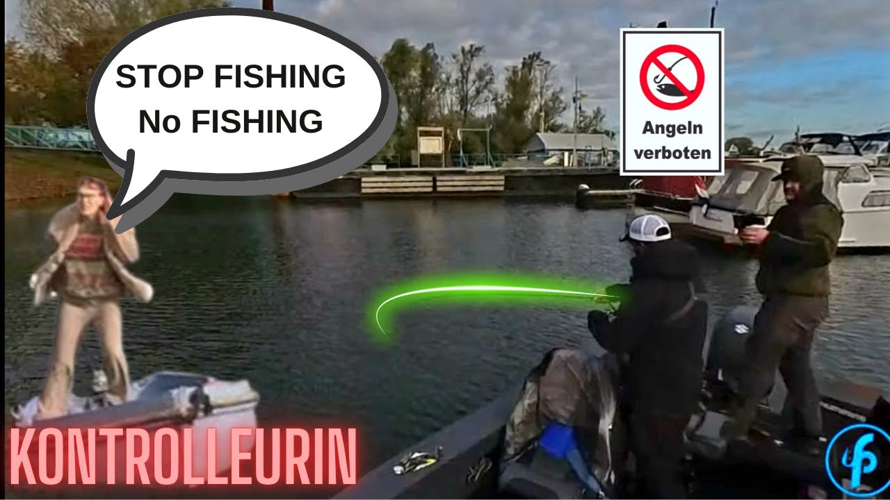 50+ Barsche | KONTROLLEURIN beendet den ANGELTAG