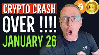 THE END OF THE CRYPTO CRASH COMING JANUARY 26TH!! DOGECOIN & CRYPTO NEWS!!