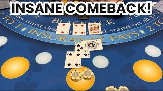 Blackjack | $600,000 Buy In | AMAZING High Limit Room Win! Incredible Comeback W