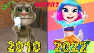 Evolution Of Outfit7 Games 2010-2022