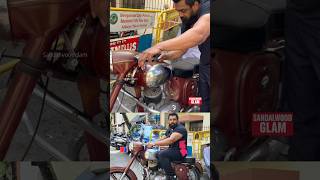 Dhruva Sarja Old Vintage Jawa Ride Autograph