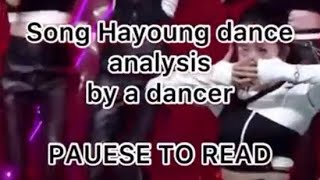 Song Hayoung Dance Ysis
